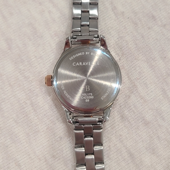 NWT Caravelle Women's Two Tone Quartz Watch Designed By Bulova - Picture 9 of 14